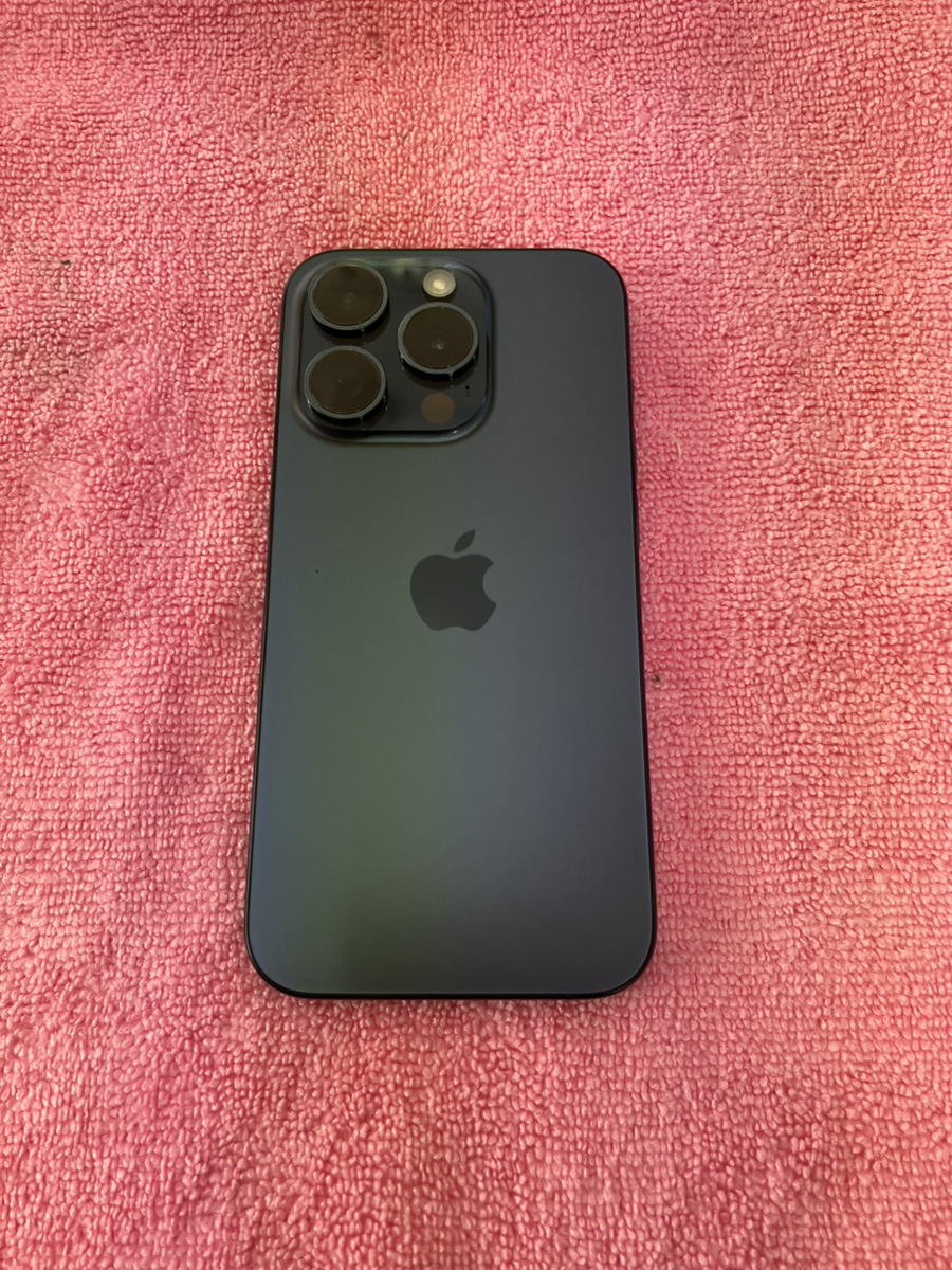 【iPhone15Pro】買取 128GB | ブルーチタニウム　《宮古店》