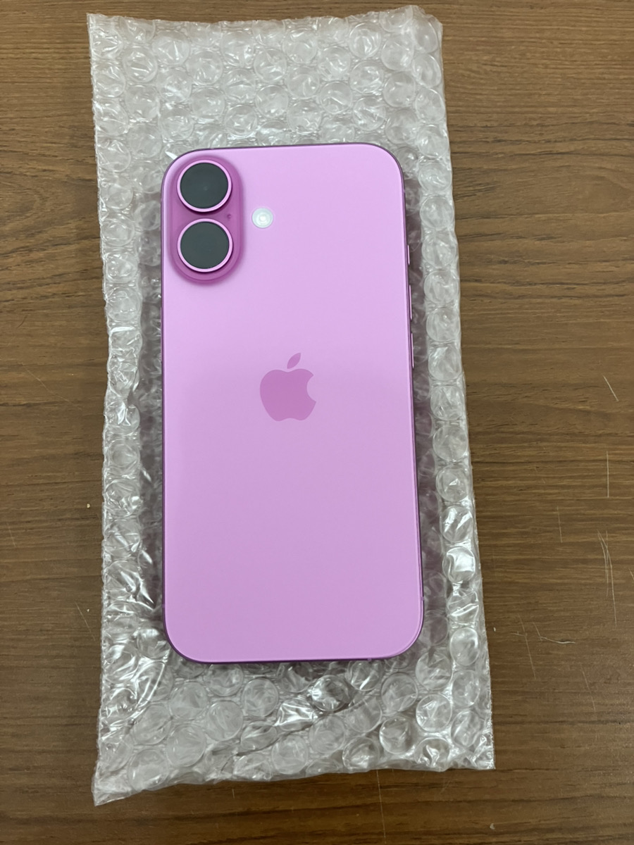 【iPhone16】買取 128GB | ピンク　《宮古店》