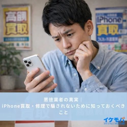 悪徳業者の真実｜iPhone買取・修理で騙されないために知っておくべきこと